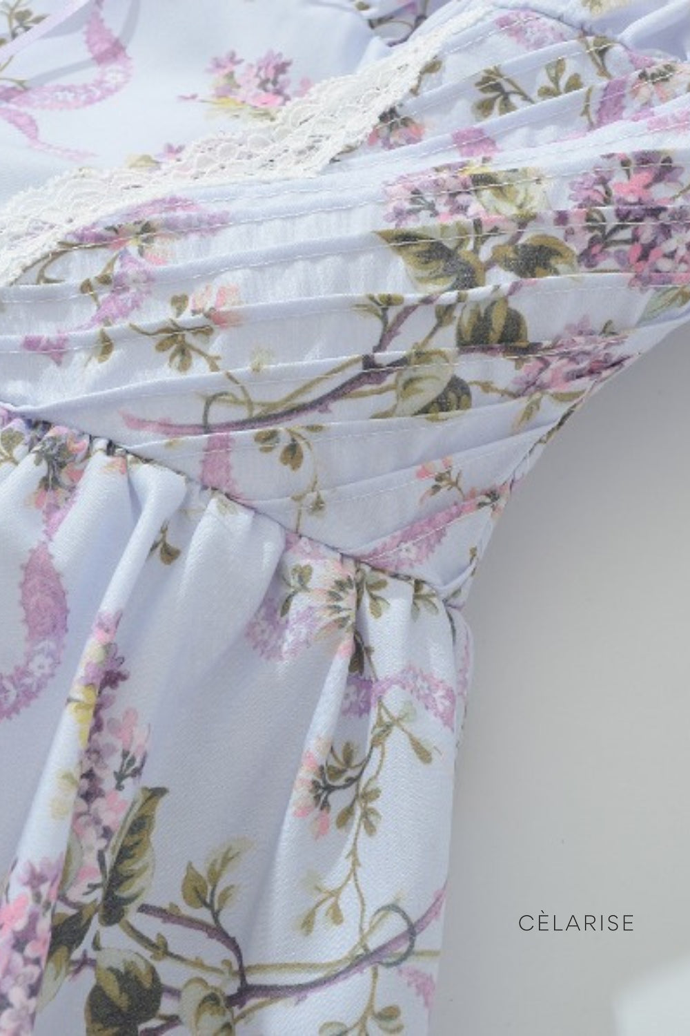 Celarise Addison Cicekli Dantelli Mini Elbise | 2734 | 2735 | 2736 | 2737