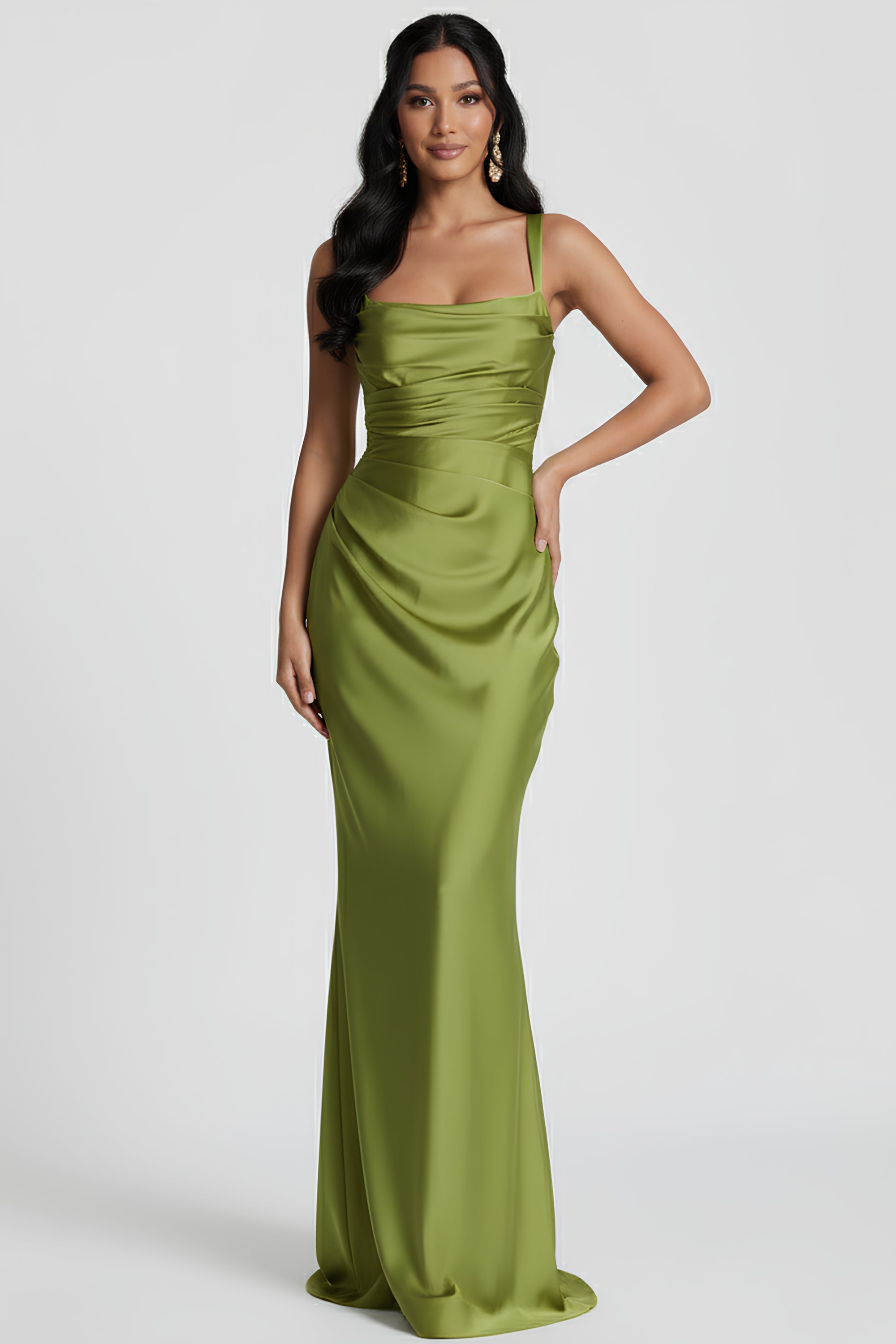 Celarise Camelia Korset Detayli Mini Elbise | Yesil-PP | Yesil-P | Yesil-M | Yesil-G