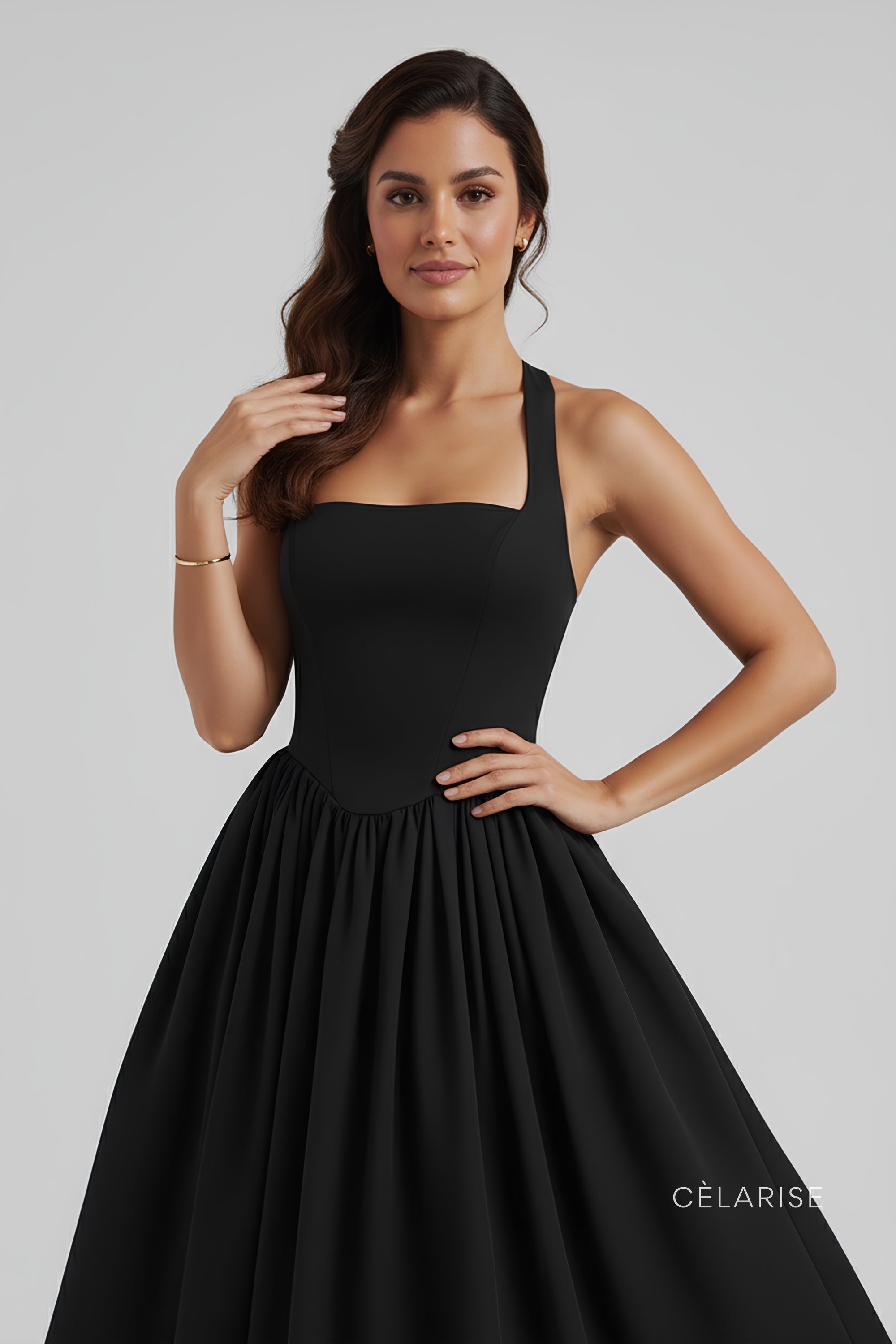 Celarise Cristel Zarif Modelleyici Midi Elbise | Vermelho-PP | Vermelho-P | Vermelho-M | Vermelho-G