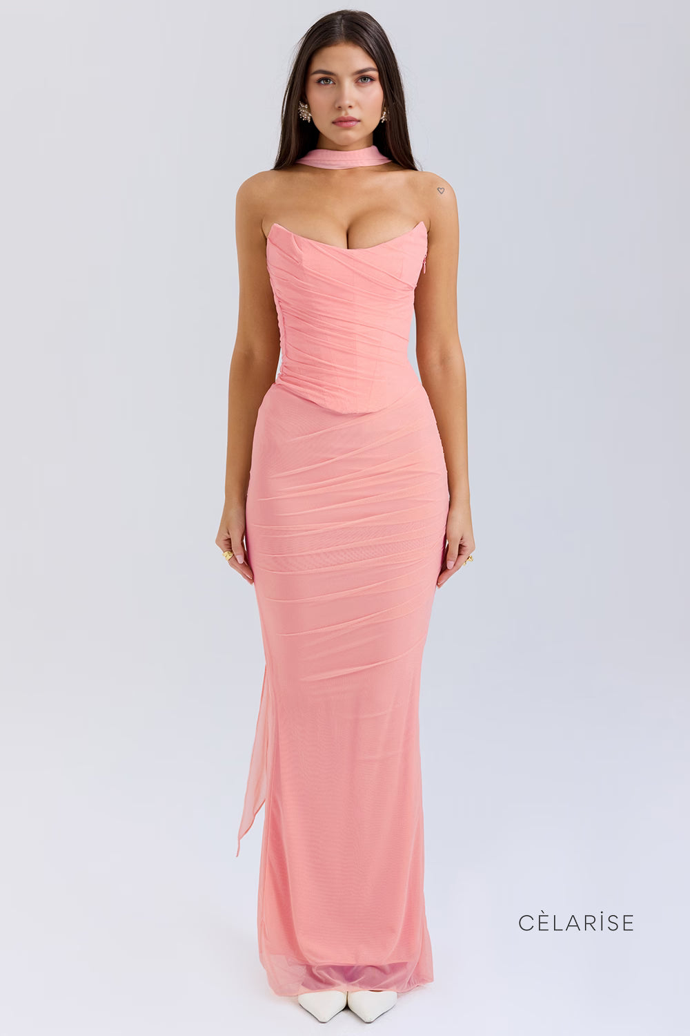 Celarise Elliana Dantelli Korseli Mini Takim | Mercan-PP | Mercan-P | Mercan-M | Mercan-G