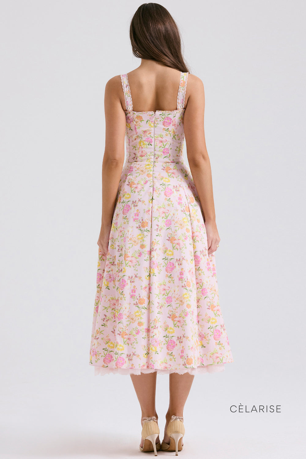 Celarise Grace Dantelli Bustiyer Mini Elbise | Mor-PP | Mor-P | Mor-M | Mor-G | Mor-GG