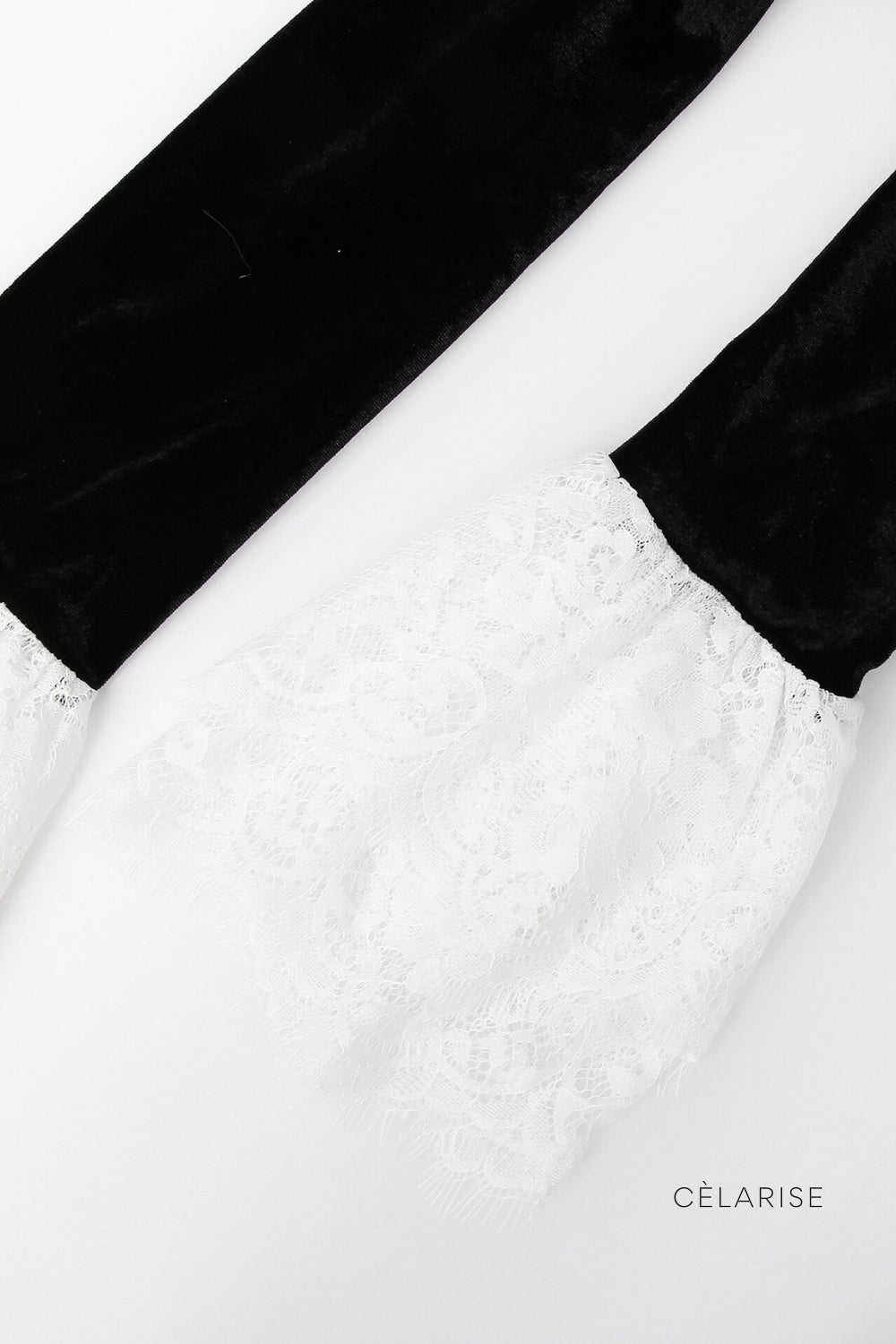 Celarise Haisley Kadife Korse Ust | Preto-PP | Preto-P | Preto-M | Preto-G