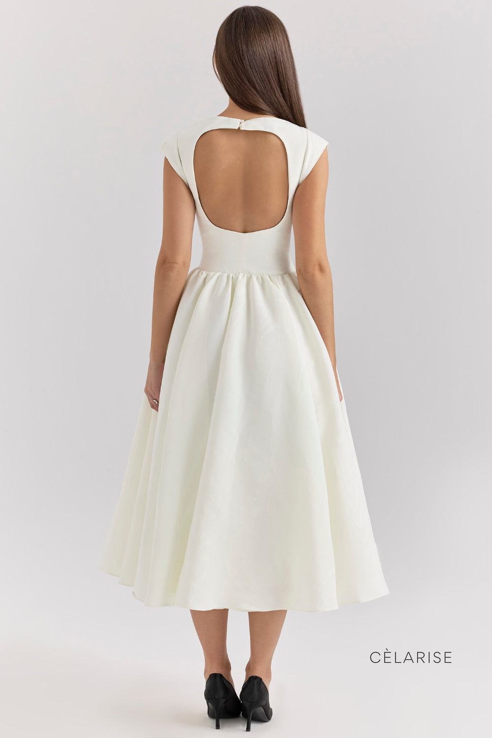 Celarise Harmonii Kare Yaka Midi Elbise | 3224 | 3225 | 3226 | 3227