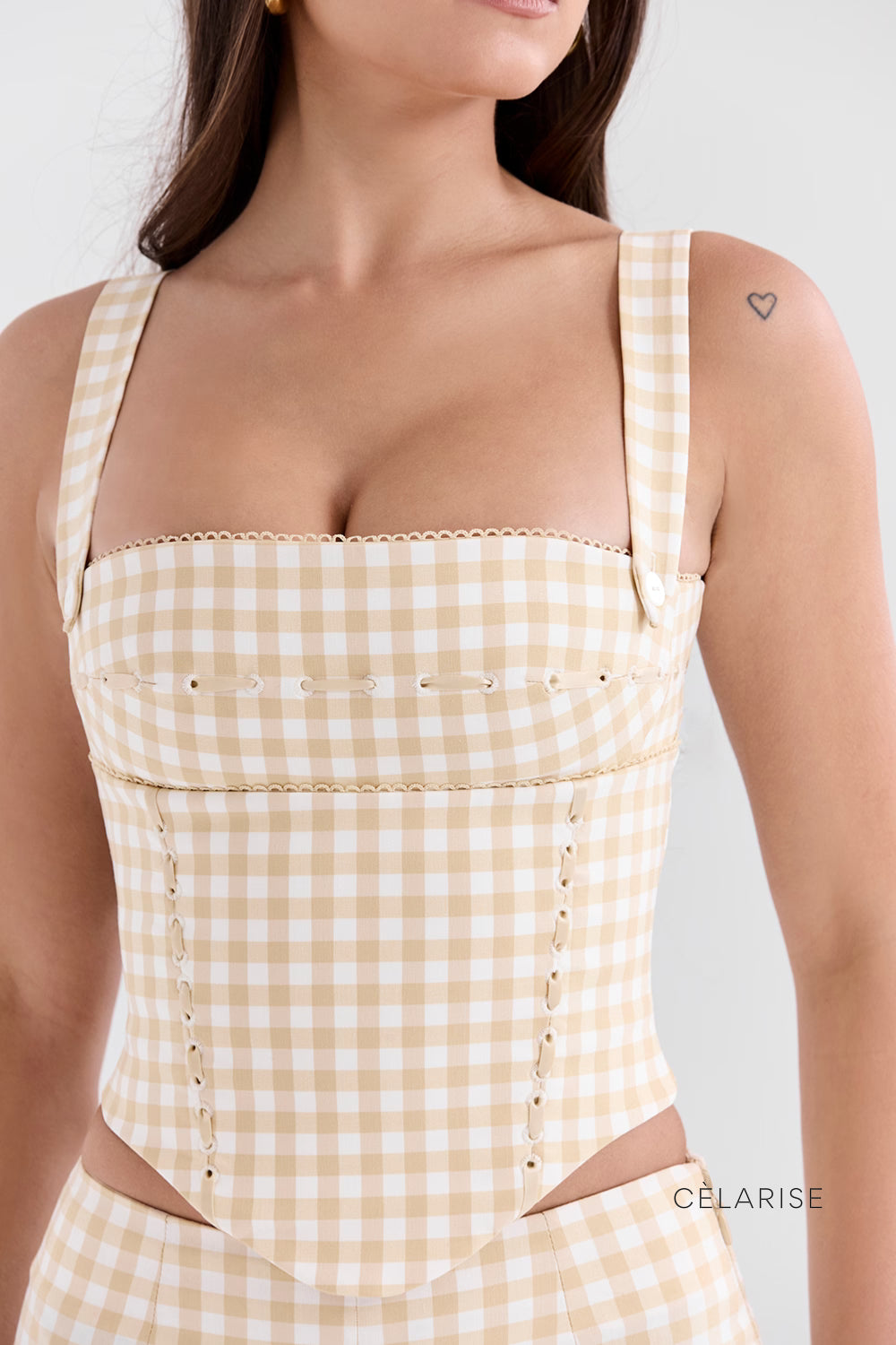 Celarise Ikhlas Zarif Dantelli Bustiyer | Bege-PP | Bege-P | Bege-M | Bege-G