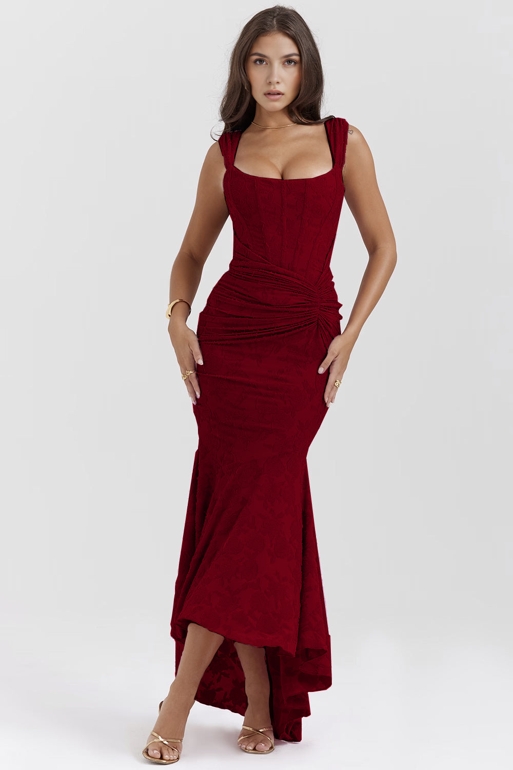 Celarise Jala Korse Mini Elbise | Bord-PP | Bord-P | Bord-M | Bord-G