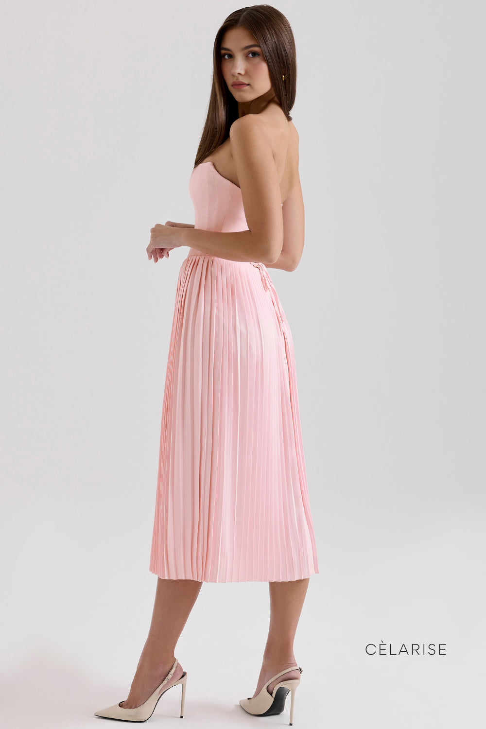 Celarise Janice Bustiyer Mini Elbise | Rosa-PP | Rosa-P | Rosa-M | Rosa-G