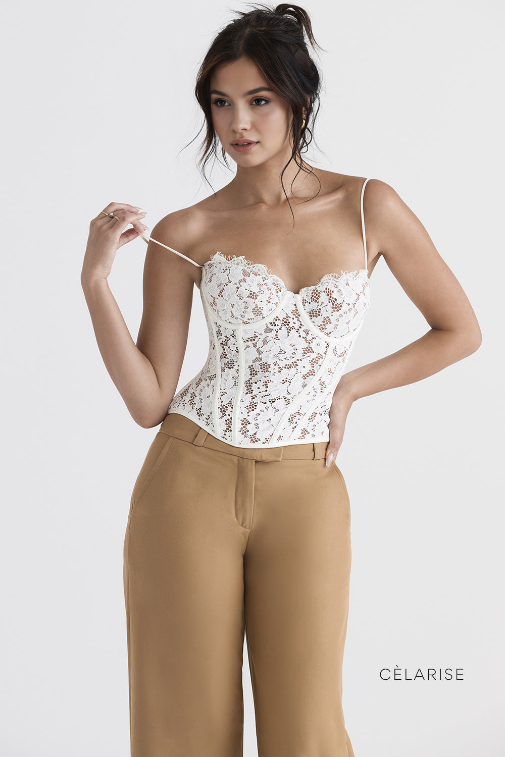 Celarise Karmyn Zarif Dantelli Straplez Korse | 773 | 774 | 775 | 776