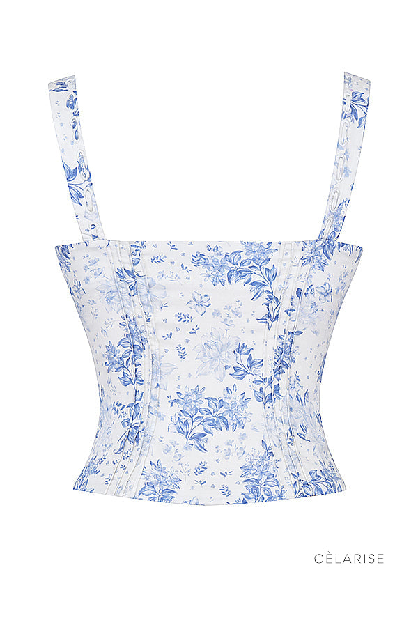 Celarise Kinsley Cicekli Mavi Korse Ust | 665 | 666 | 667 | 668