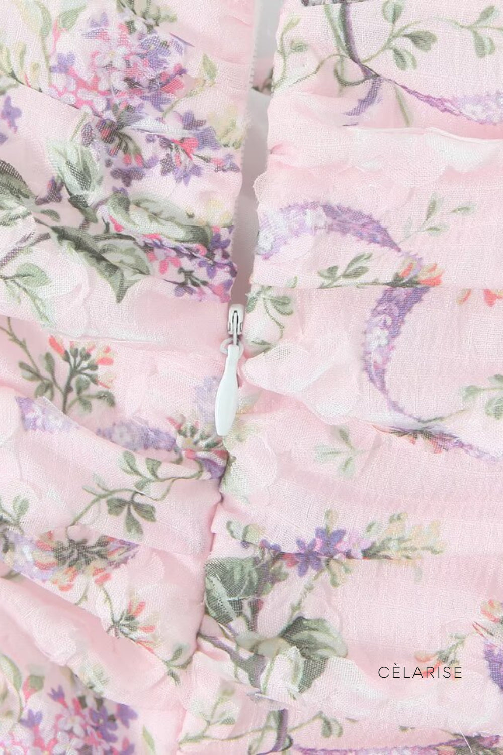 Celarise Kyiah Buzgulu Tul Mini Elbise | Rosa-PP | Rosa-P | Rosa-M | Rosa-G