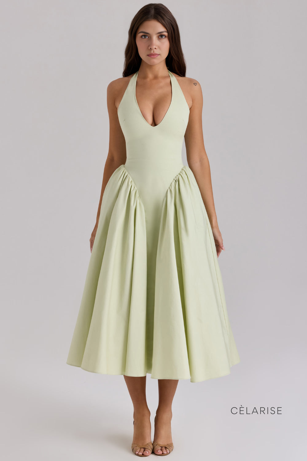 Celarise Marlene Baglamali Yaka Mini Elbise | Beyaz-PP | Beyaz-P | Beyaz-M | Beyaz-G