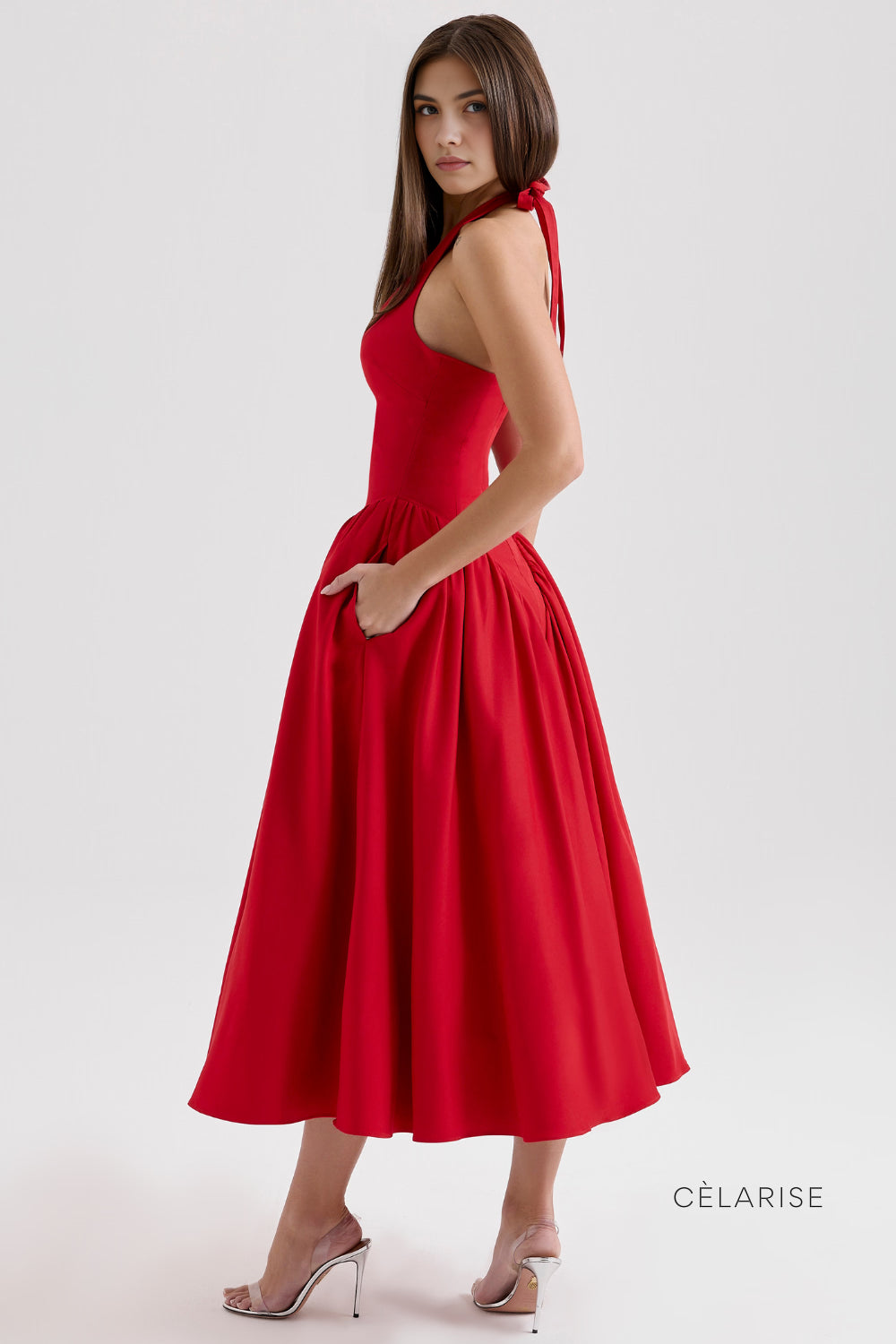 Celarise Marlene Baglamali Yaka Mini Elbise | Siyah-PP | Siyah-P | Siyah-M | Siyah-G