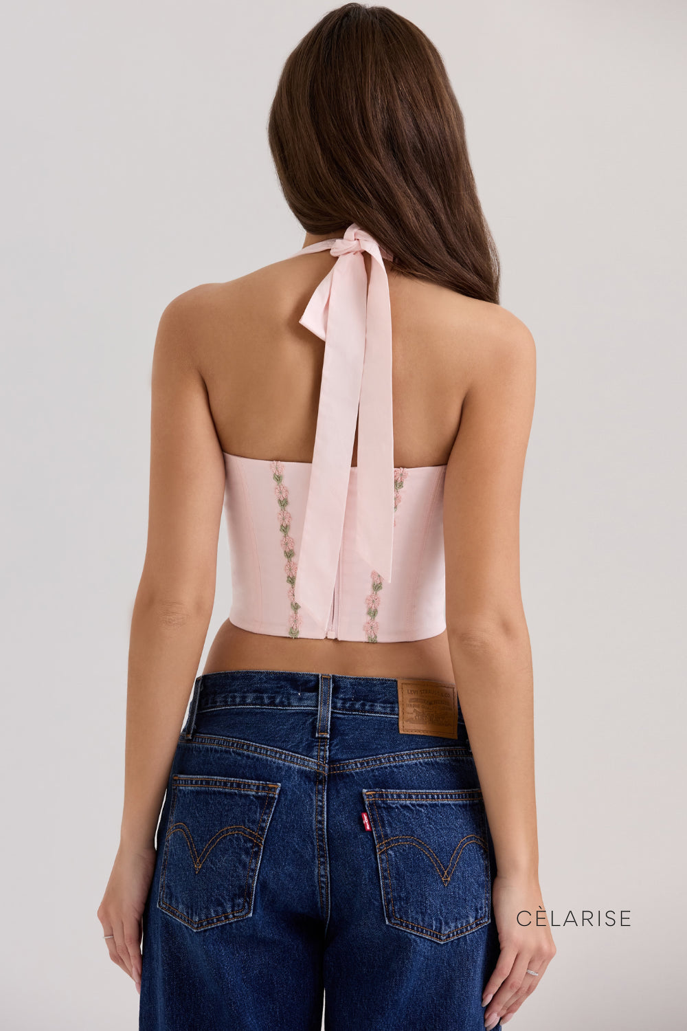 Celarise Meklit Bagcikli Korse Ust | Pembe-PP | Pembe-P | Pembe-M | Pembe-G