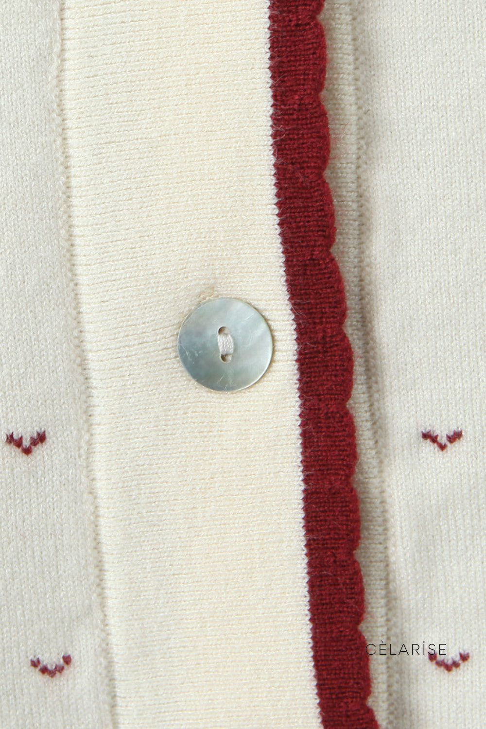 Celarise Mina Zarif Dokulu Triko Hirka | Krem-PP | Krem-P | Krem-M | Krem-G