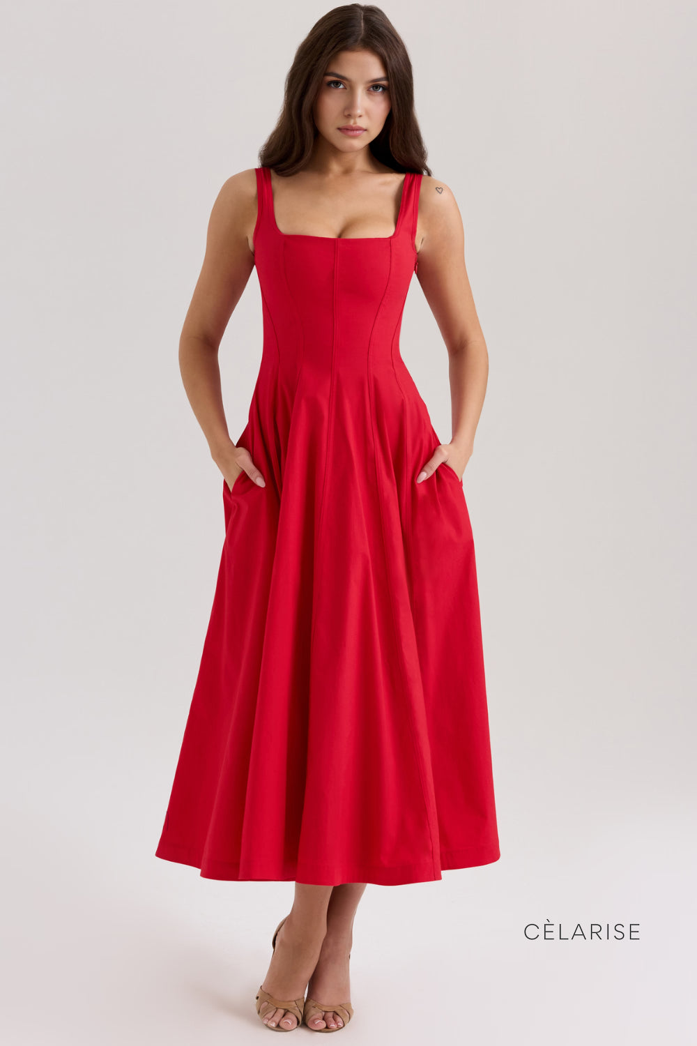 Celarise Sora Korse Detayli Midi Elbise | 121 | 122 | 123 | 124