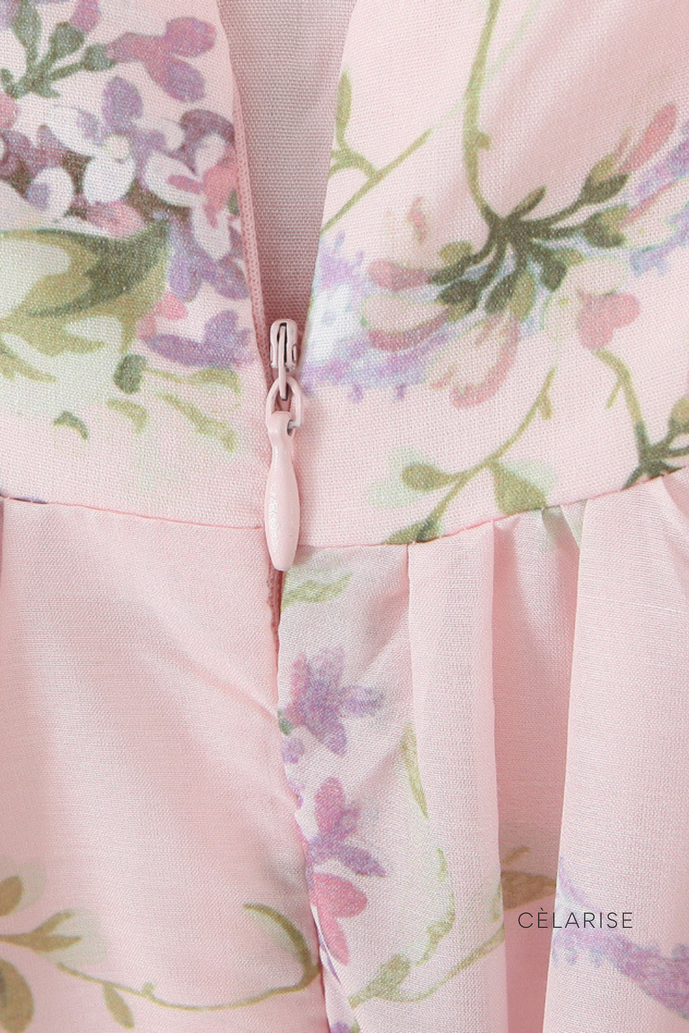 Celarise Sterling Romantik Cicekli Midi Elbise | Pembe cicekli-PP | Pembe cicekli-P | Pembe cicekli-M | Pembe cicekli-G