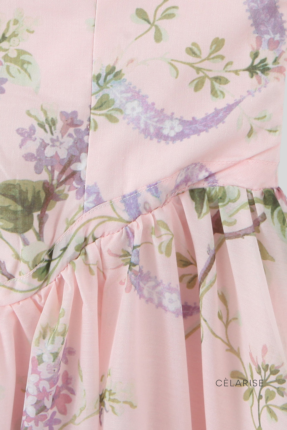 Celarise Sterling Romantik Cicekli Midi Elbise | Pembe cicekli-PP | Pembe cicekli-P | Pembe cicekli-M | Pembe cicekli-G