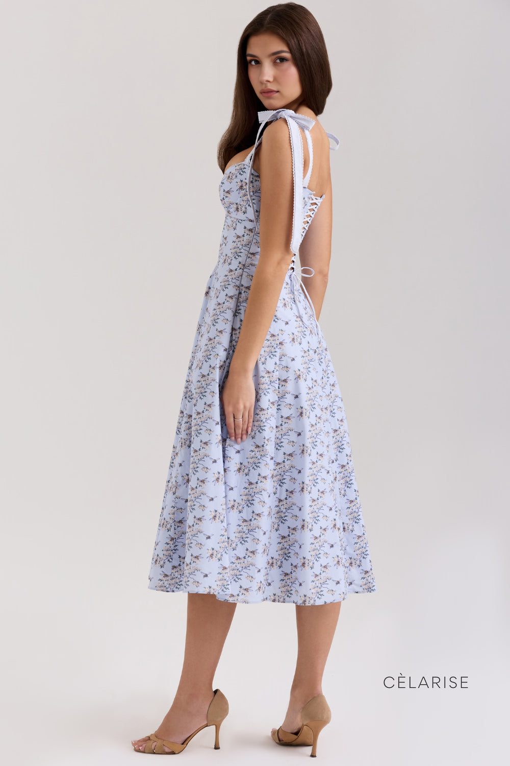 Celarise Zuleyka Buzgulu Strappy Mini Elbise | Lil-s-PP | Lil-s-P | Lil-s-M | Lil-s-G