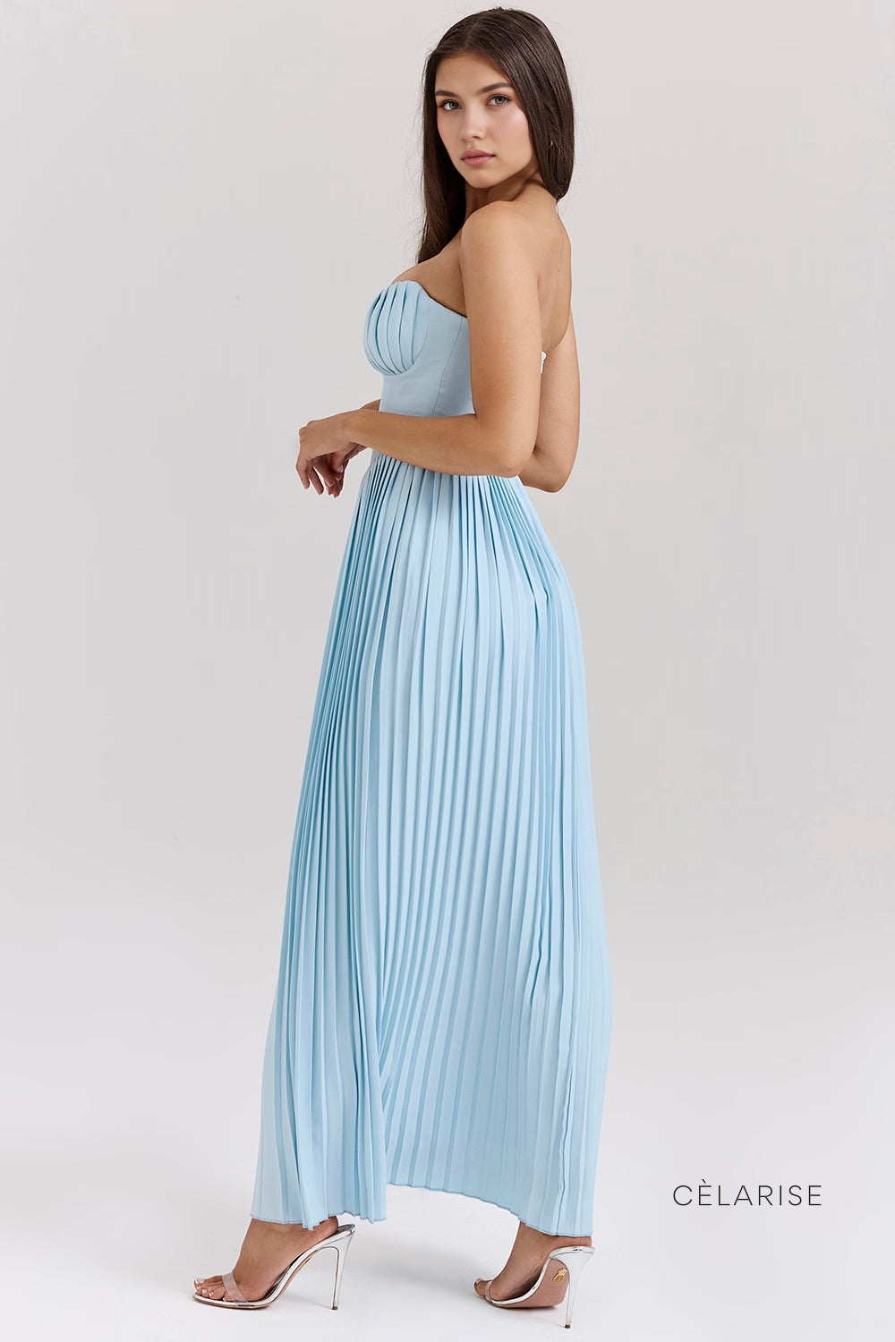 Celarise Zylah Askili Bustiyer Mini Elbise | Azul-PP | Azul-P | Azul-M | Azul-G